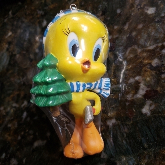 𝅺luney Tunes Tweety Bird Goebel Twee Time Ornament Porcelain Warner Broth… - Picture 6 of 11